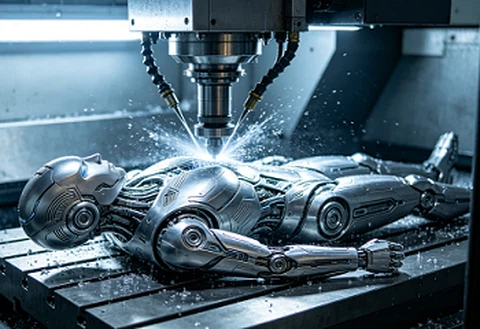 High-Precision CNC Machining For Robot Parts |