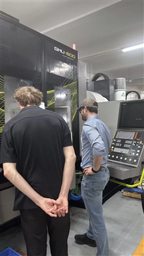 Engineers From The American Robotics Company Visited Shenzhen Huazheng Precis...